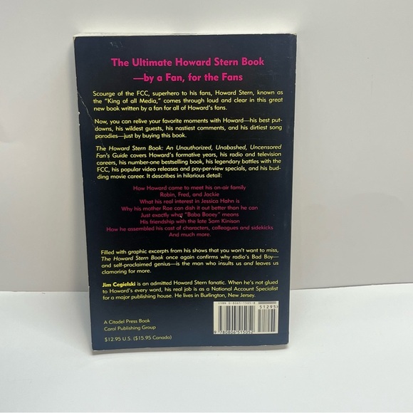 the howard stern book an unauthorized unabashed uncensored fans guide  by jim ce - Picture 3 of 5